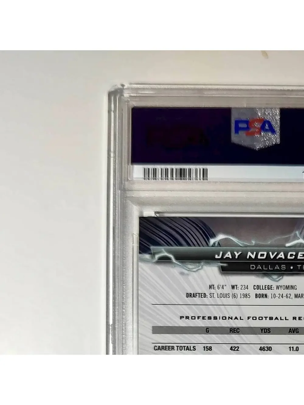 Jay Novacek 2023 Topps Resurgence 23/50 #74 Gold Power Surge PSA 10 Gem Mint